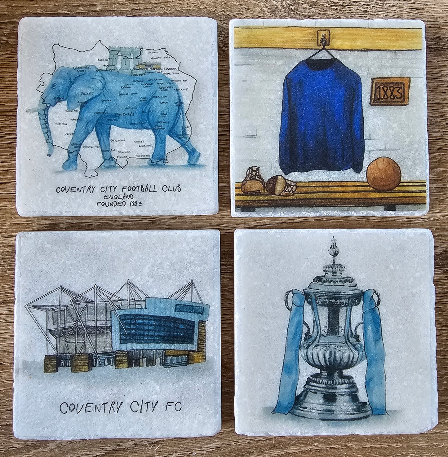 Coventry City Football Club Coasters