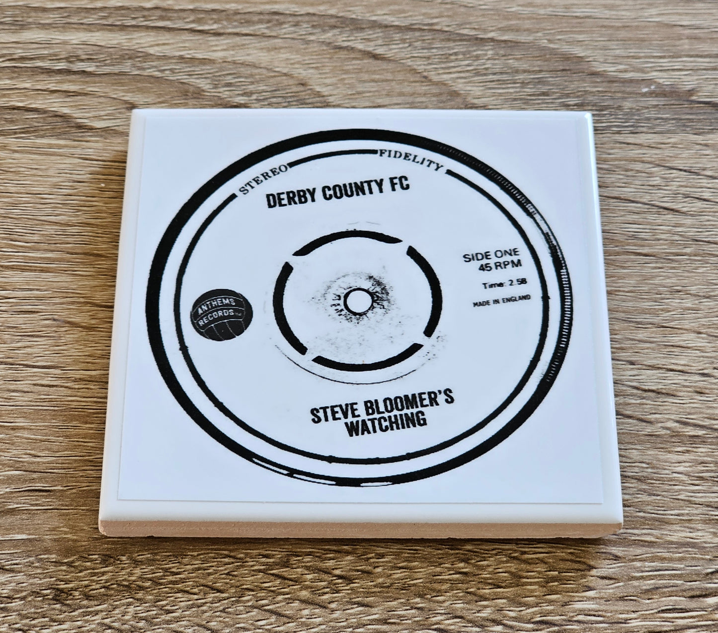 Derby County Ceramic Anthem Coaster