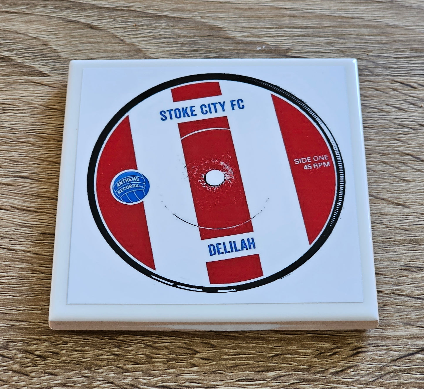 Stoke City Ceramic Anthem Coaster