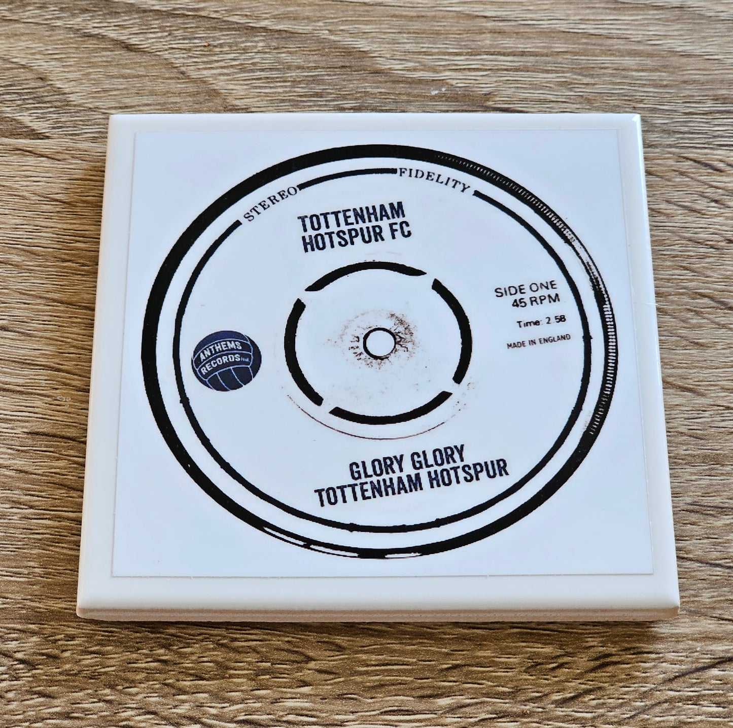 Tottenham Hotspur Ceramic Anthem Coaster