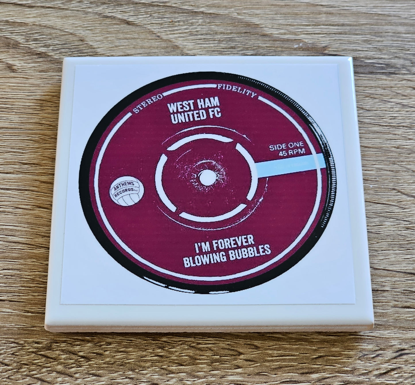 West Ham Ceramic Anthem Coaster