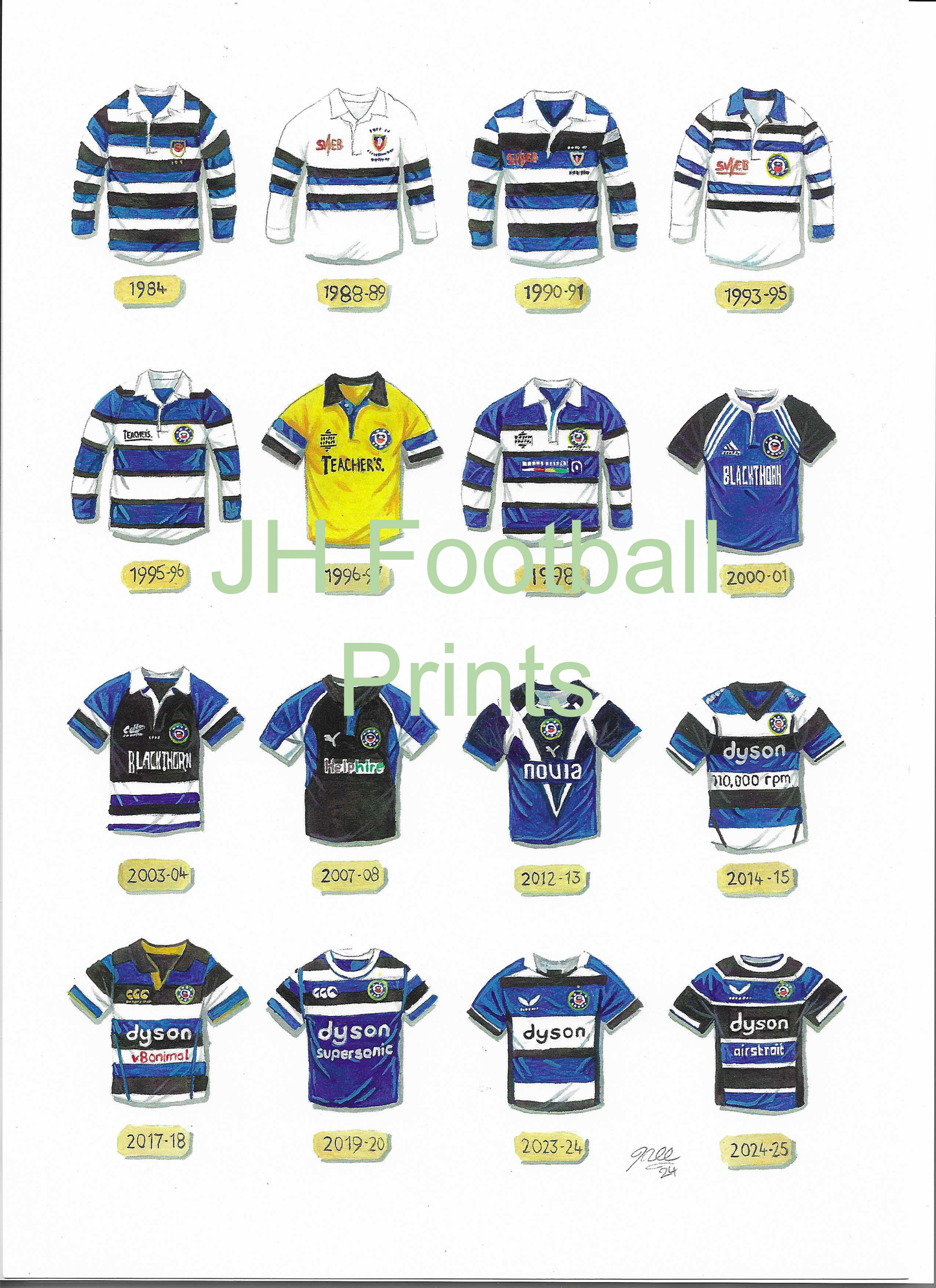 Bath Iconic Shirts Print