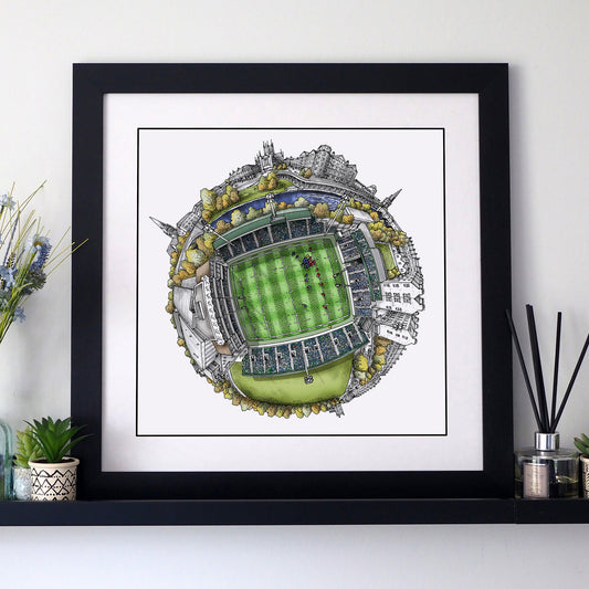 Bath - The Recreation Ground (2025) Rugby Stadium 3D Globe Print