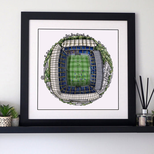 Birmingham City - St Andrew's Stadium 3D Globe Print