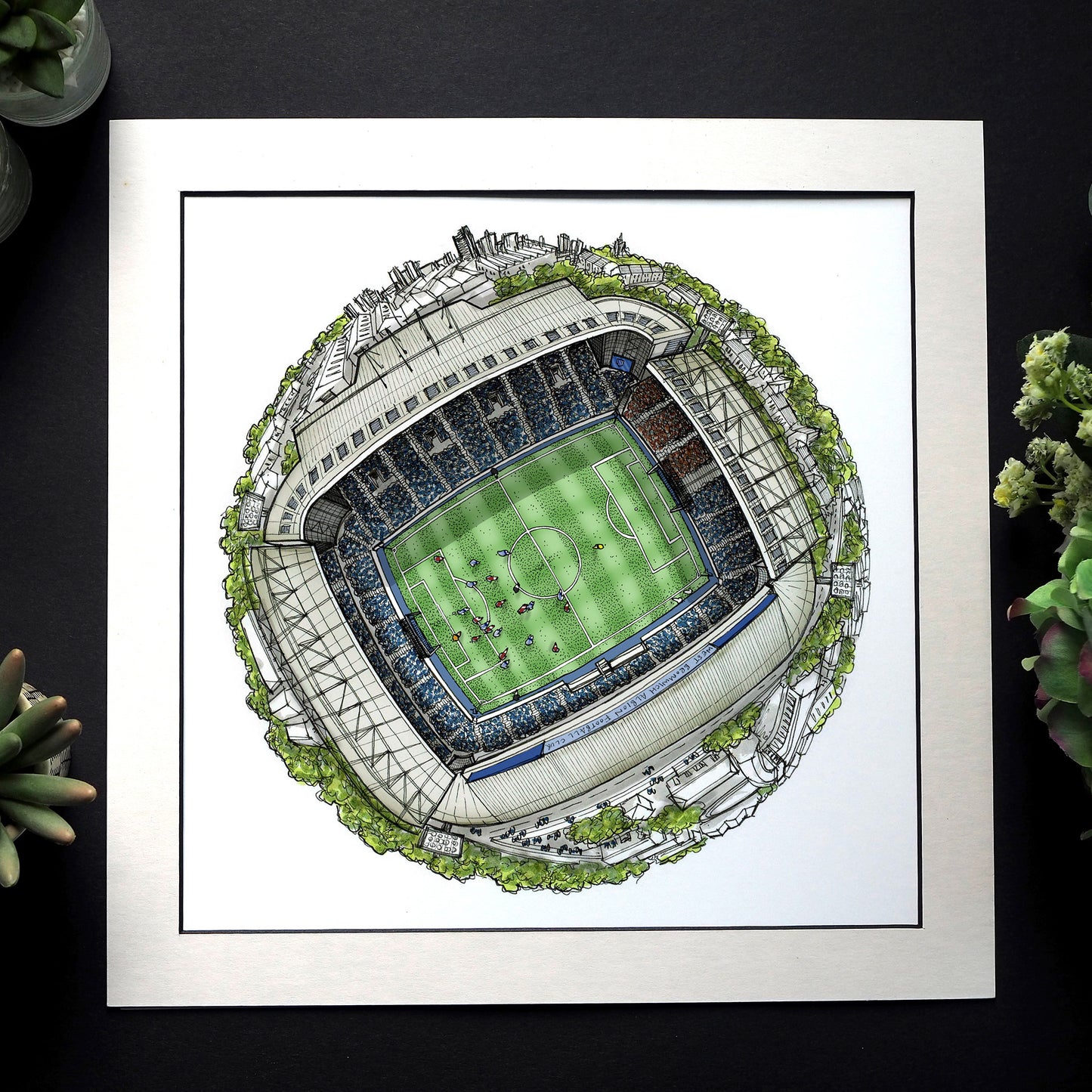 West Bromwich Albion FC - The Hawthorns 3D Globe Print