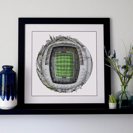 Coventry City FC - Coventry Arena 3D Globe Print