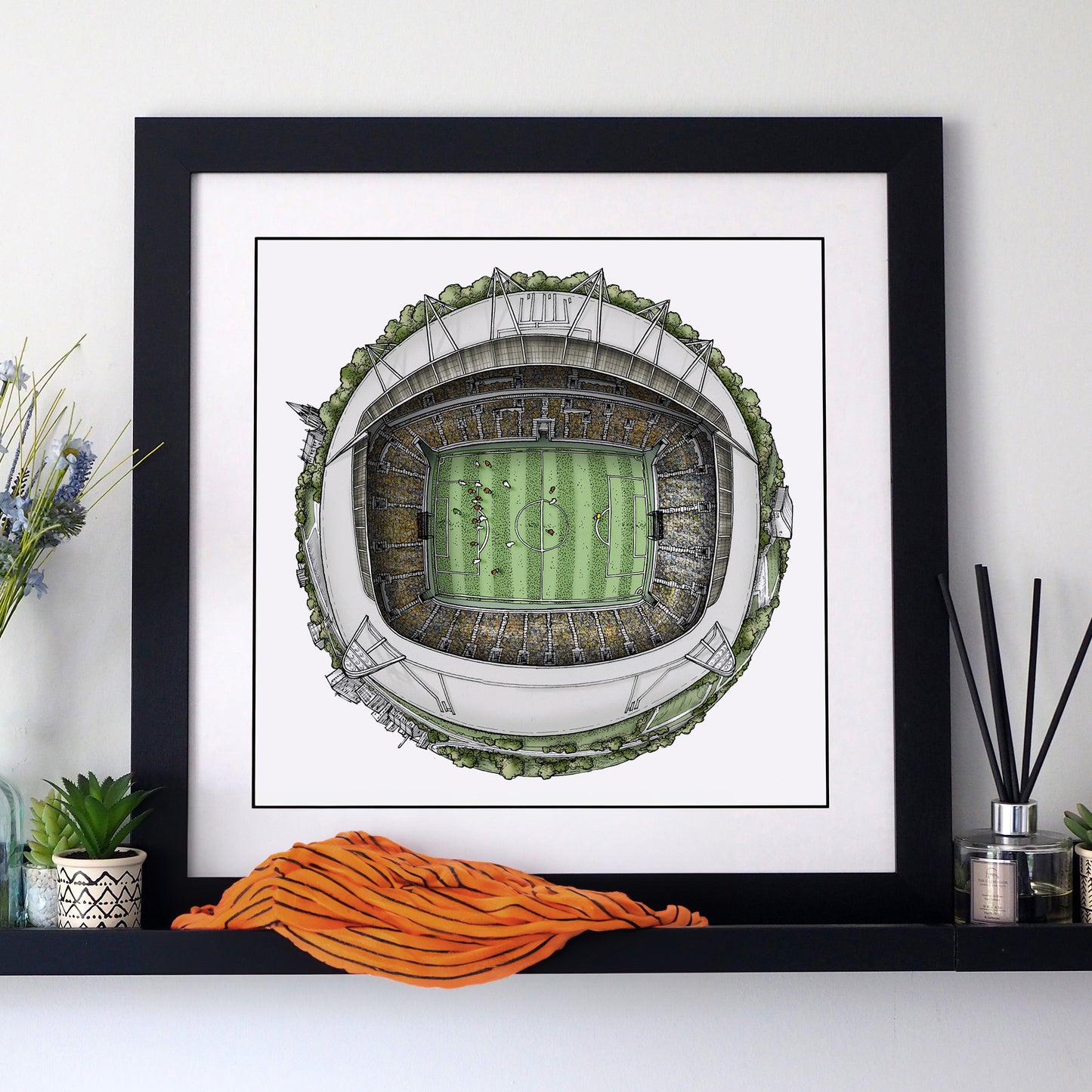 Hull City FC - The MKM Stadium 3D Globe Print