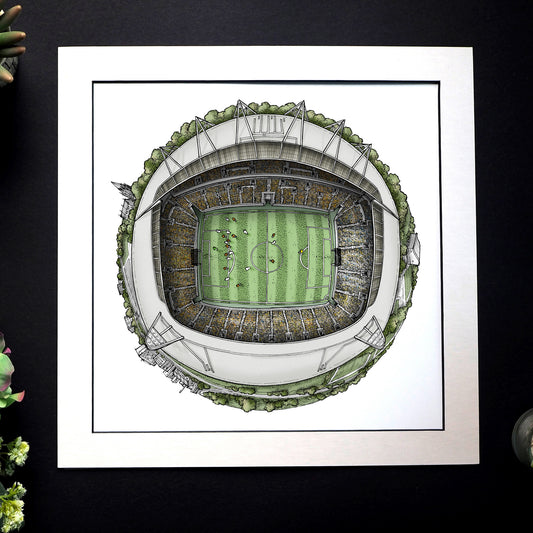 Hull City FC - The MKM Stadium 3D Globe Print