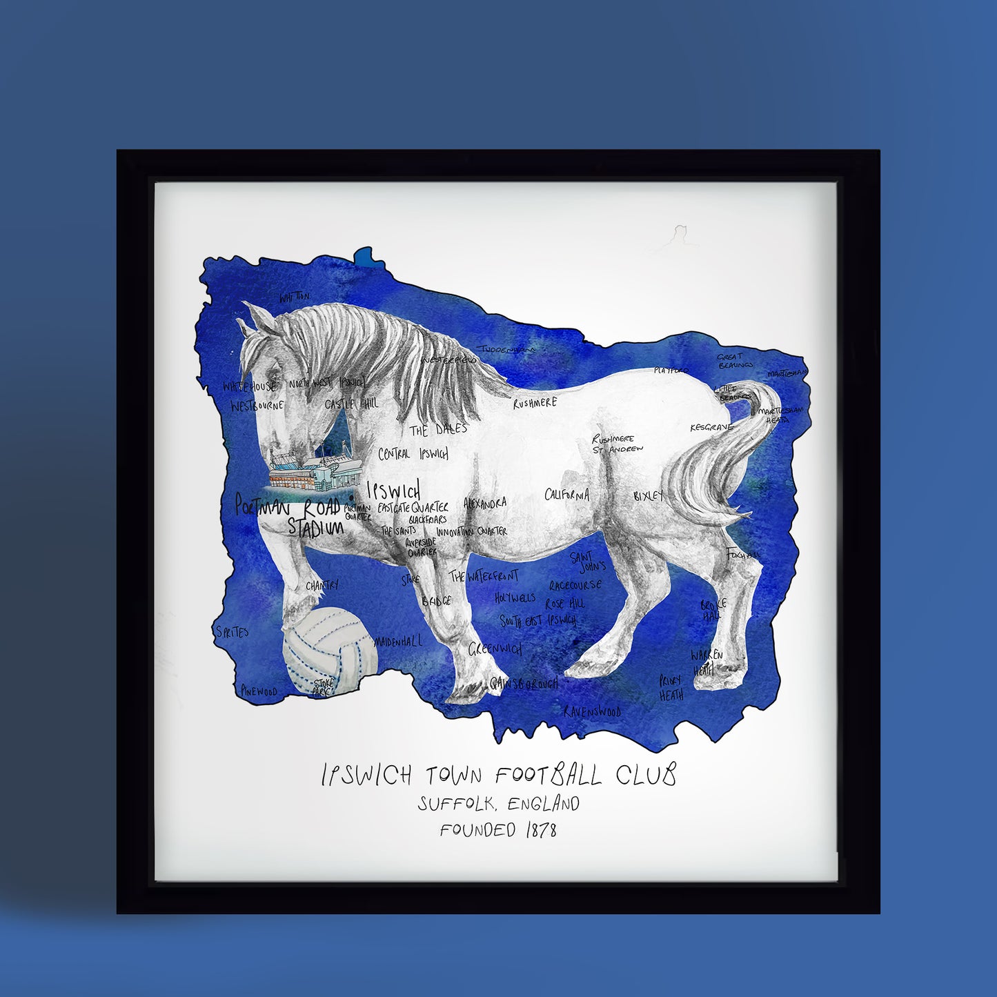 Ipswich Town Football Club Print (New Edition)