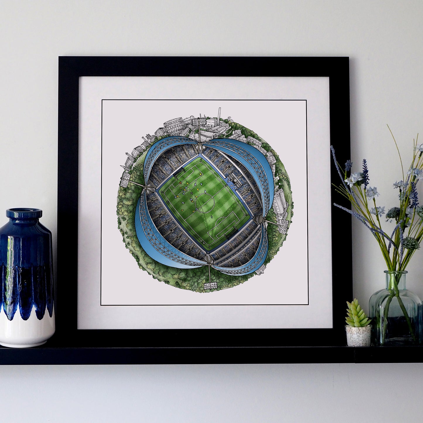 Huddersfield Town FC - The John Smith Stadium 3D Globe Print
