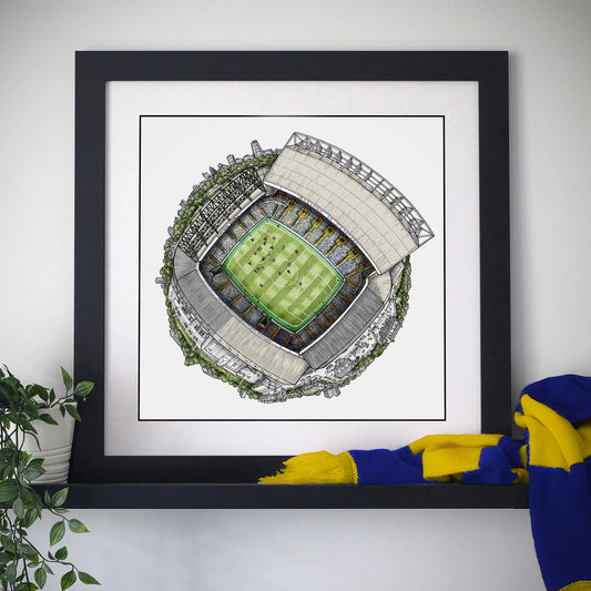 Leeds United FC - Elland Road 3D Globe Print