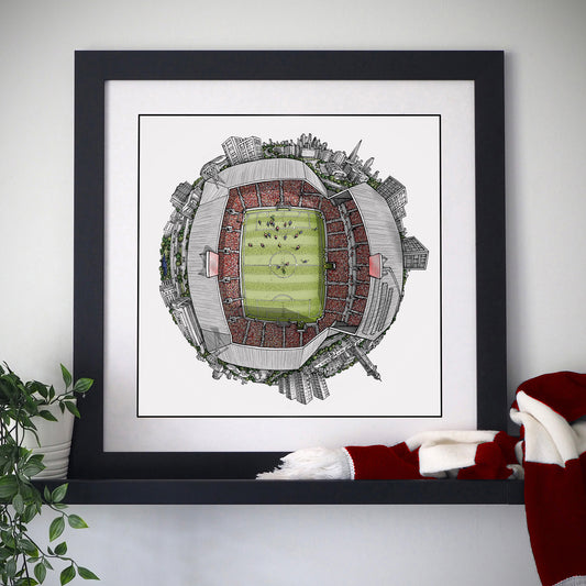 Brentford FC - The Brentford Community Stadium 3D Globe Print