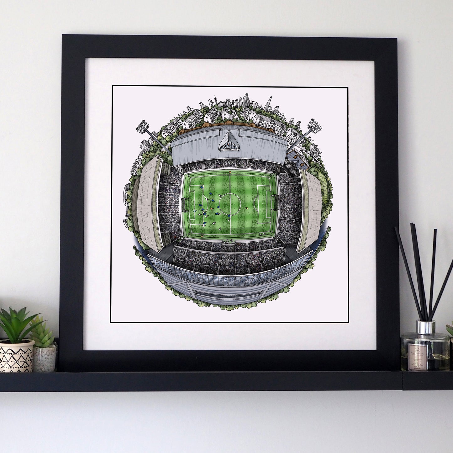 Fulham FC - Craven Cottage 3D Cityscape Print