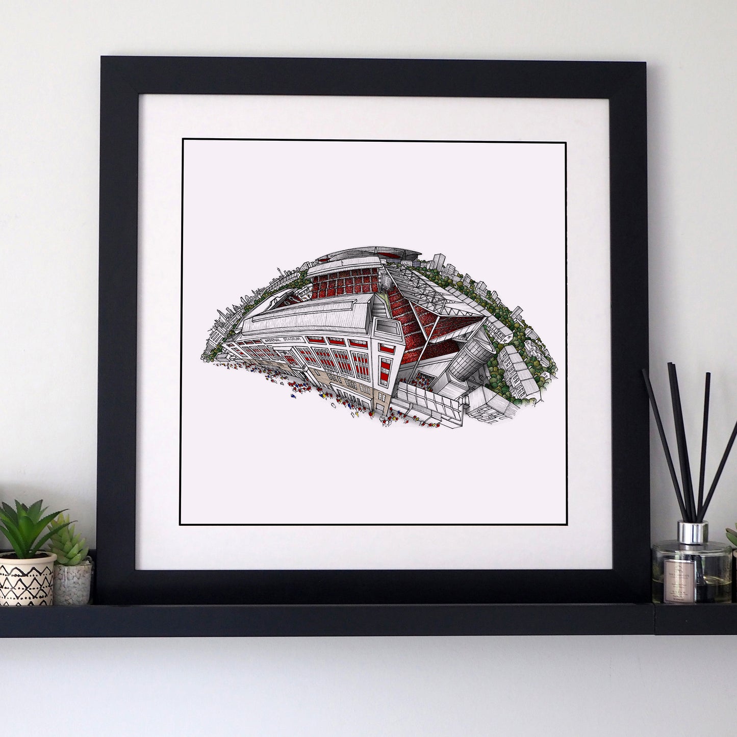 Arsenal FC - Highbury 3D Cityscape Print