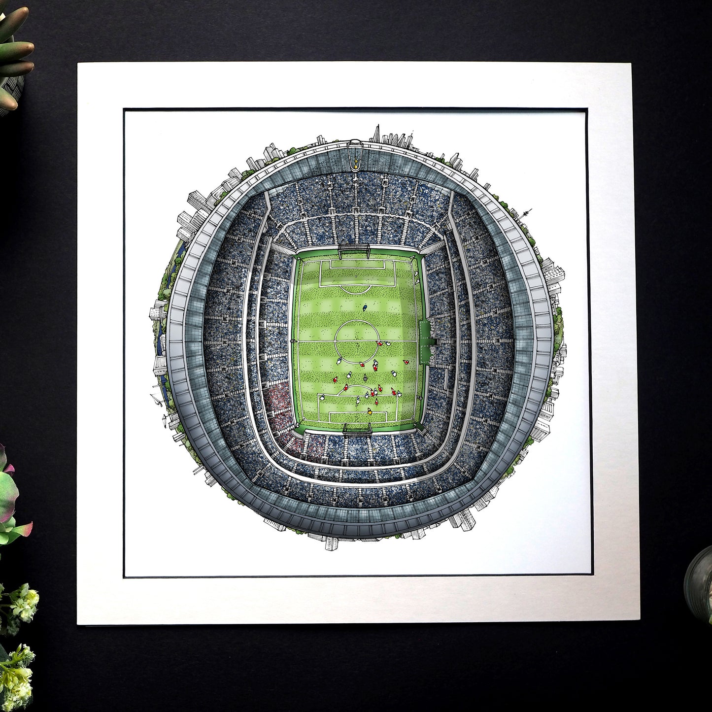 Tottenham Hotspur FC - The Tottenham Stadium 3D Globe Print