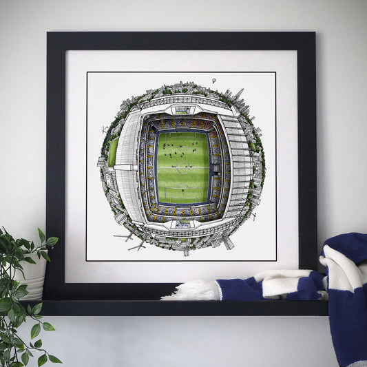 Tottenham Hotspur FC - White Hart Lane 3D Globe Print