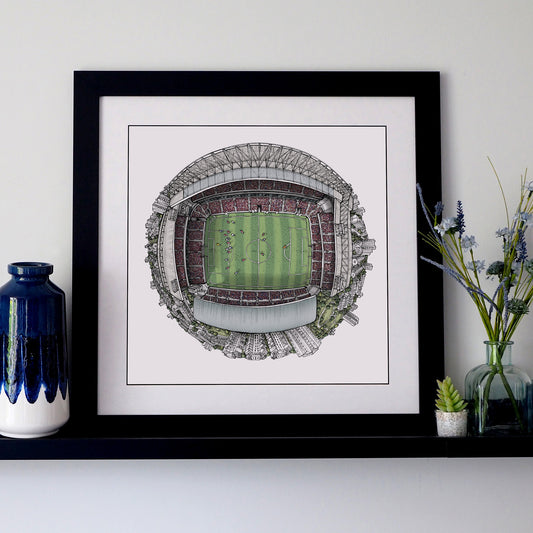 West Ham United FC - Upton Park 3D Globe Print