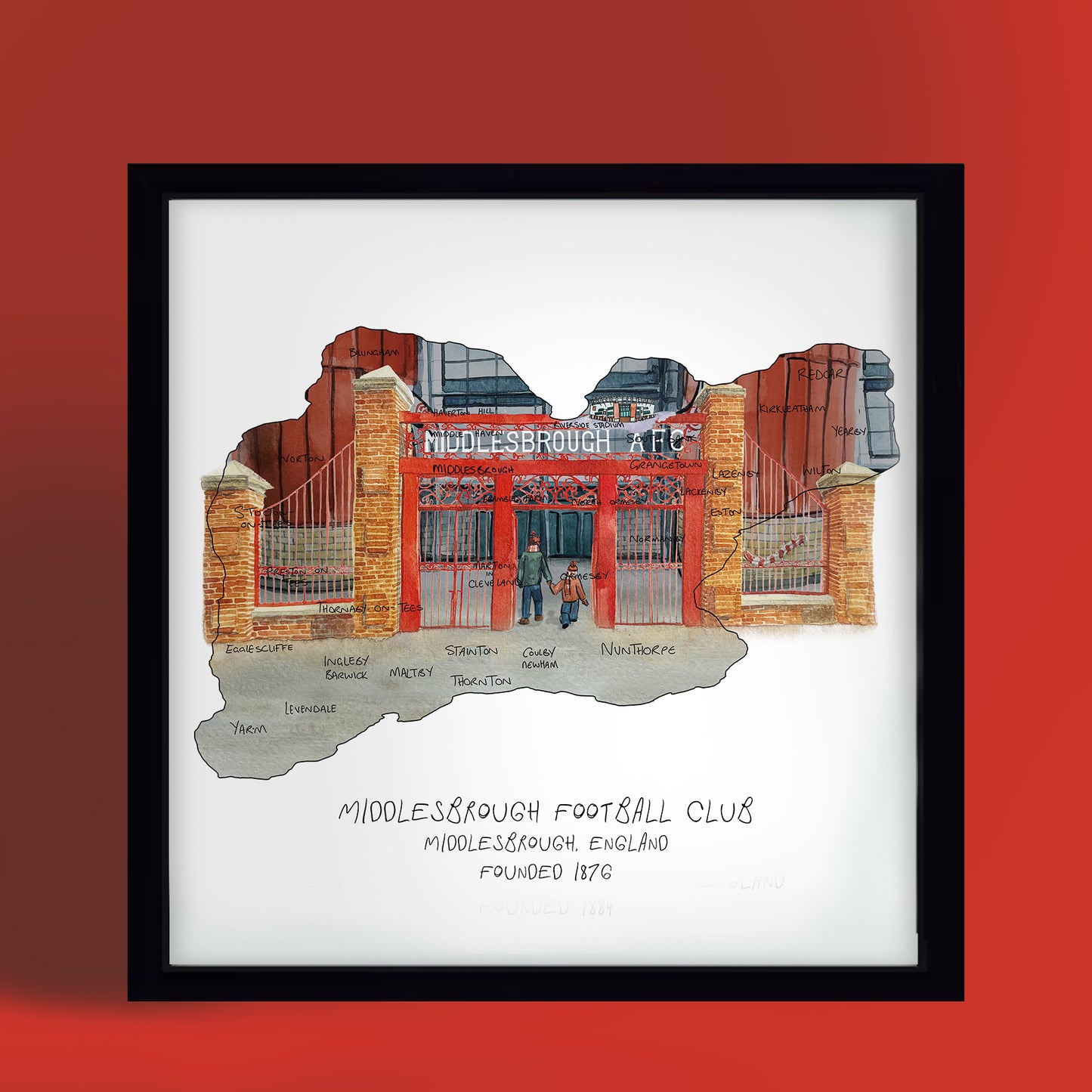 Middlesborough Football Club Print