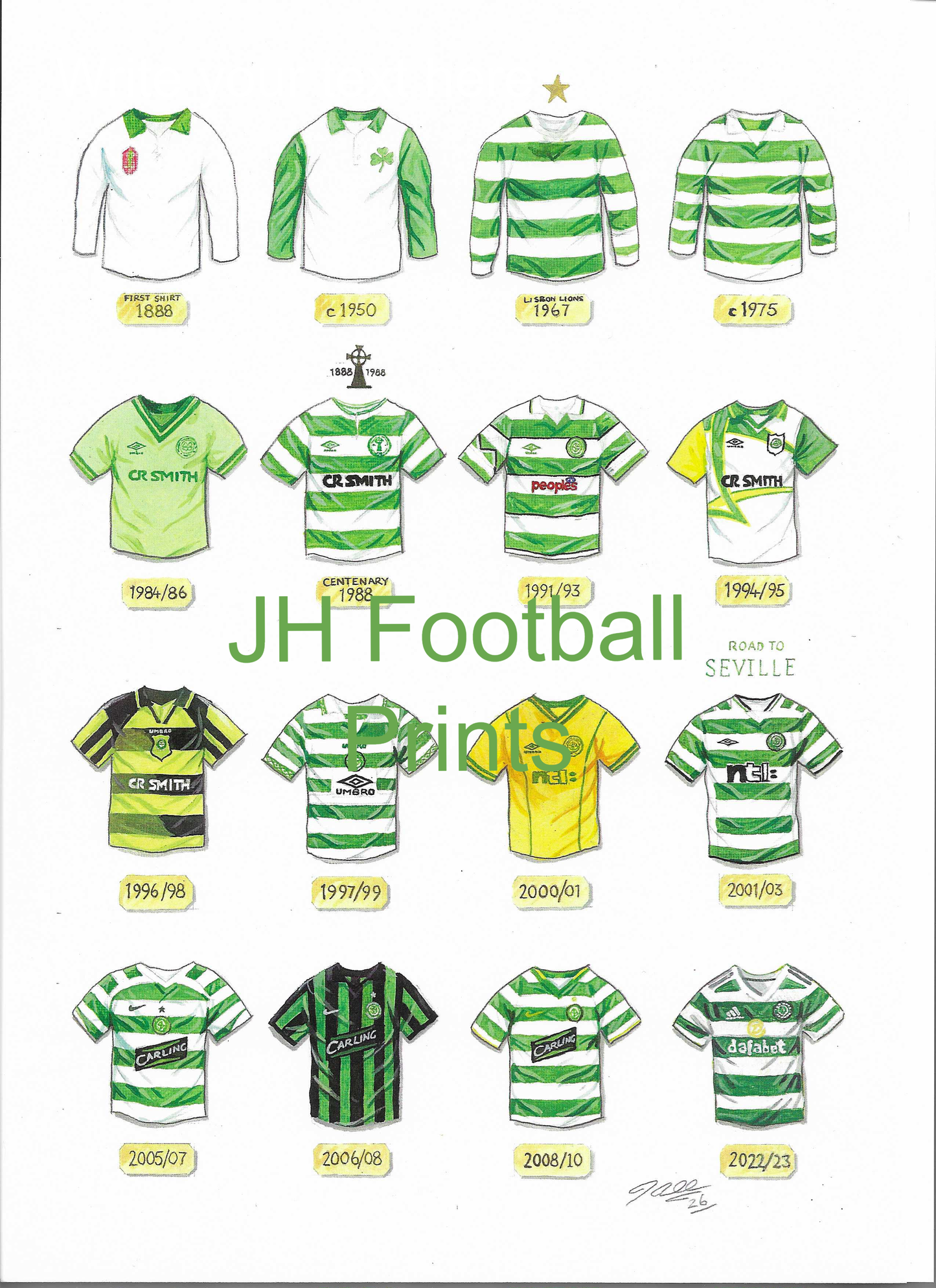Celtic Iconic Shirts Print