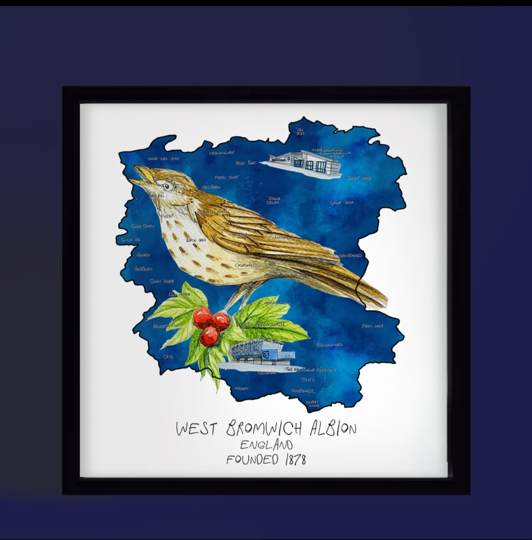 West Bromwich Albion Football Club Print (New Edition)