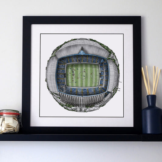 Sheffield Wednesday FC - The Hillsborough 3D Globe Print