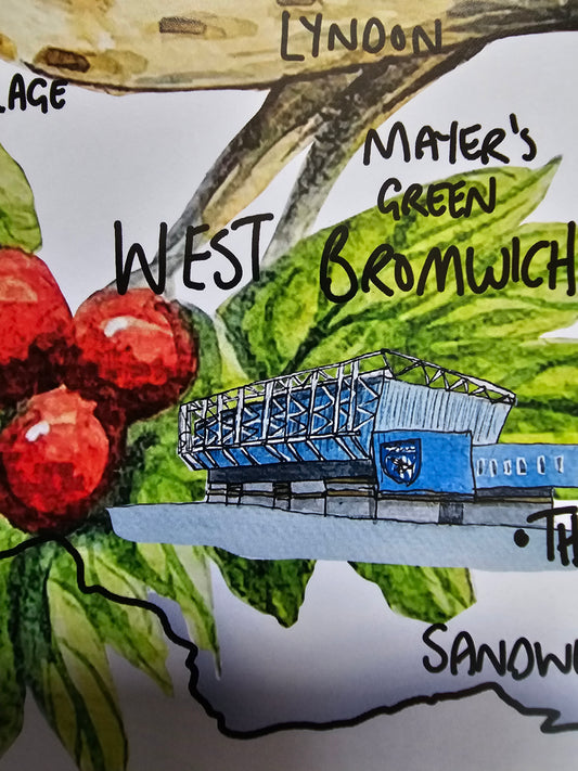 West Bromwich Albion Football Club Print