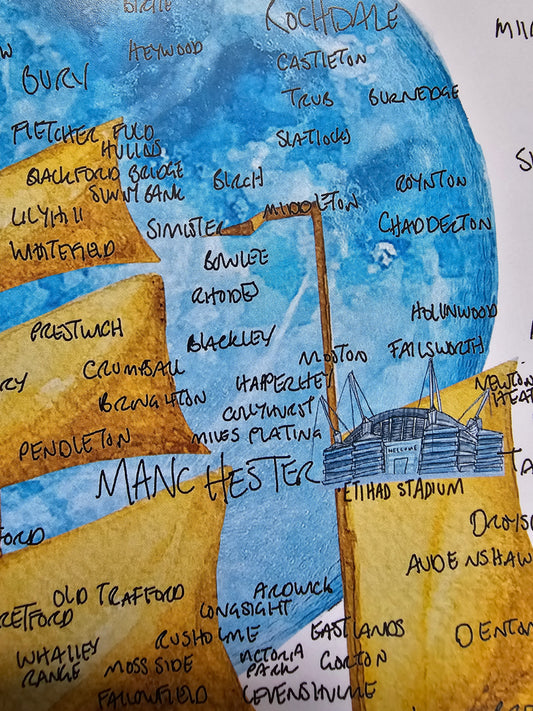 Manchester City Football Club Print