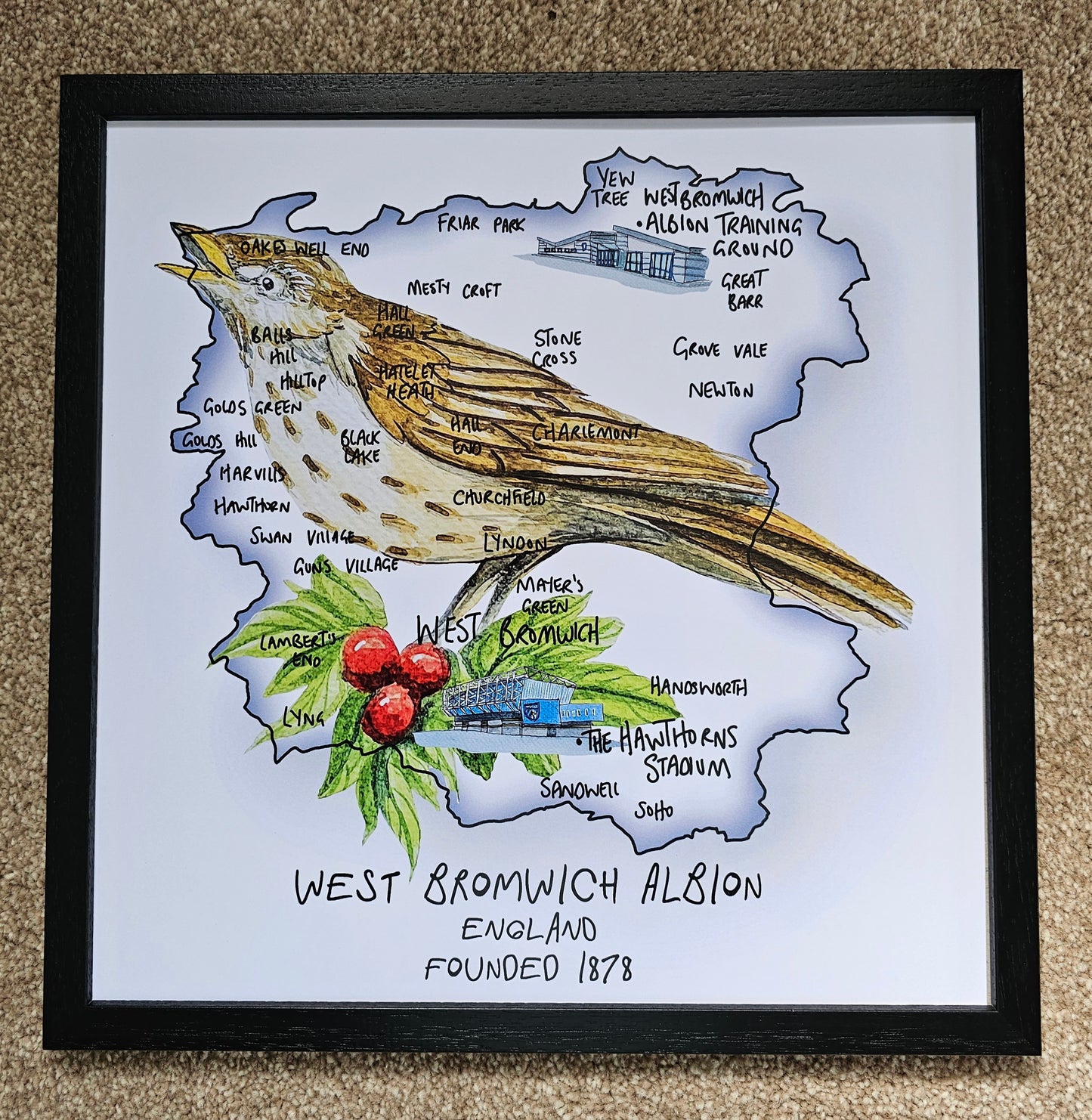 West Bromwich Albion Football Club Print