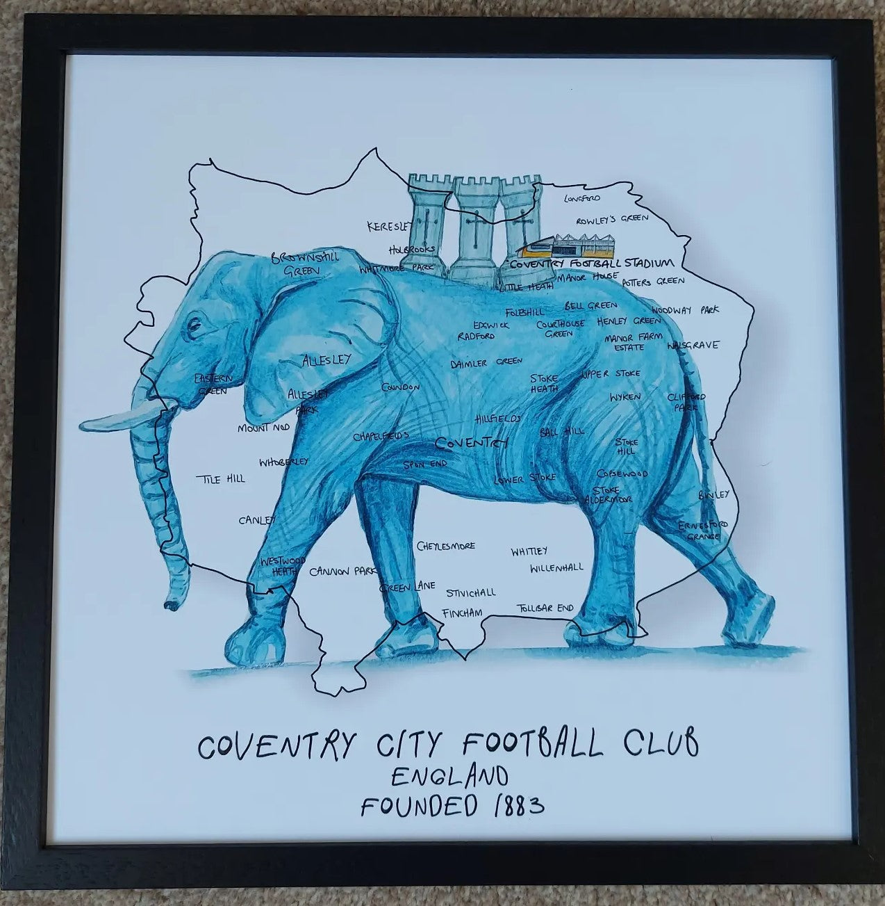 Coventry City Football Club Print