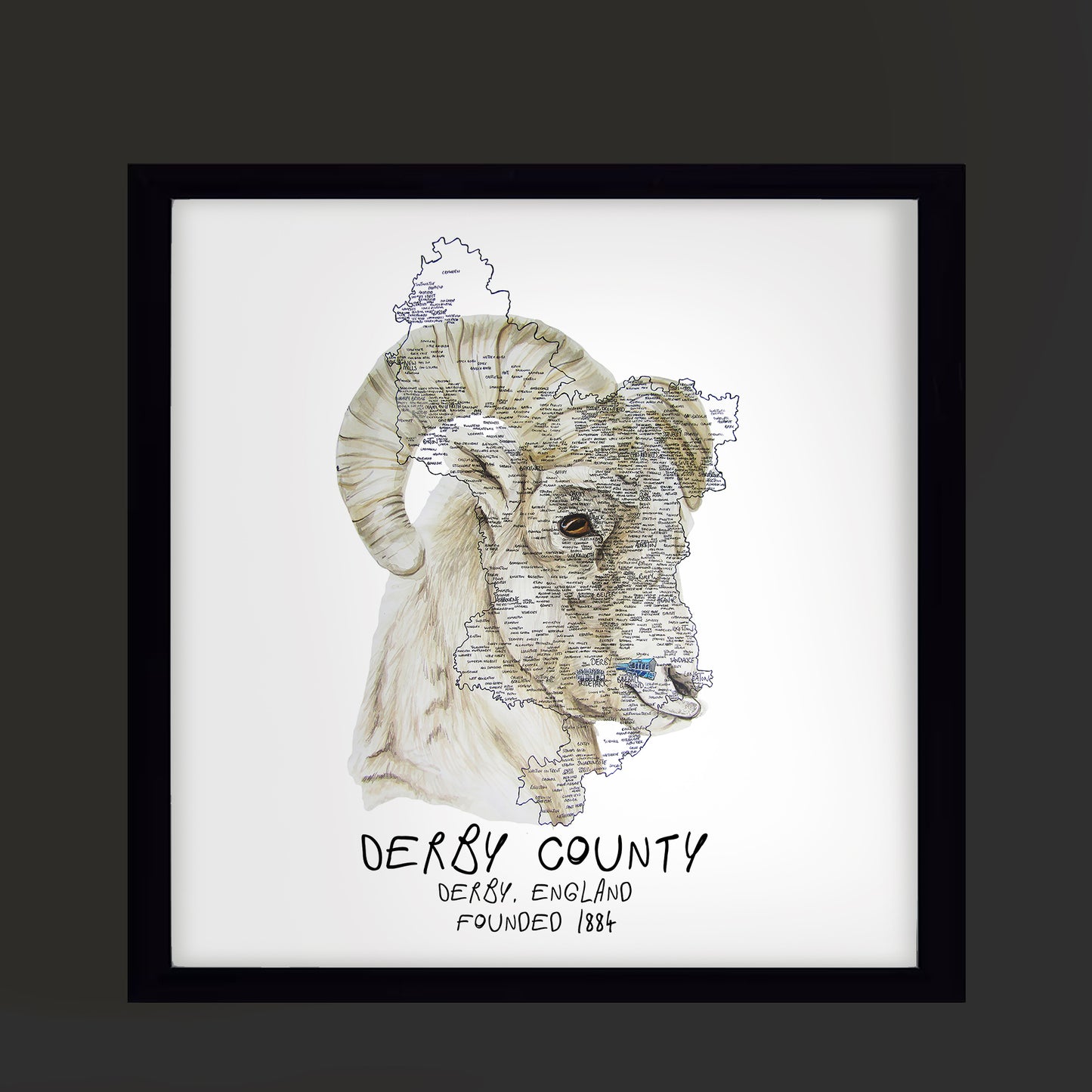 Derby County Football Club Print