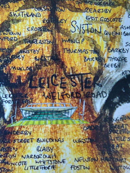 Leicester Tigers Rugby Club Print