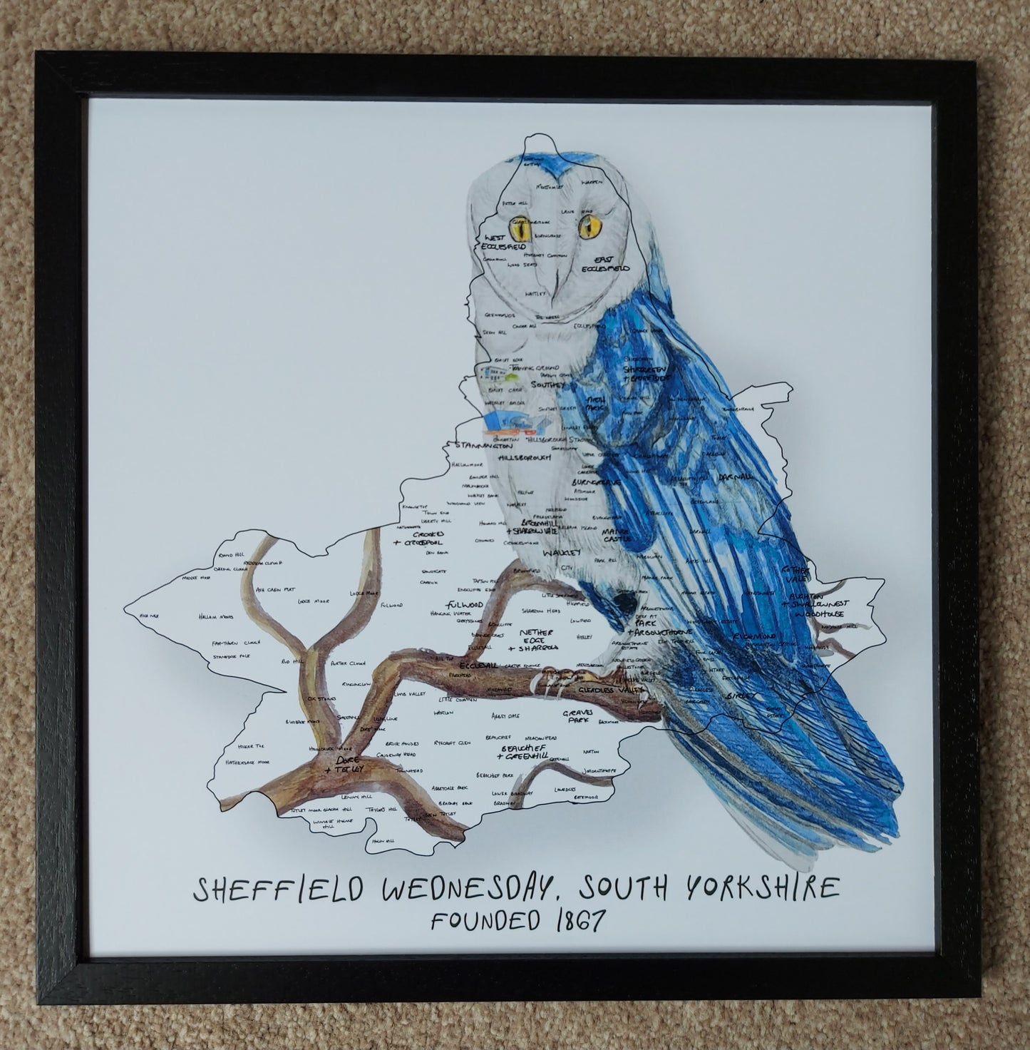 Sheffield Wednesday Football Club Print