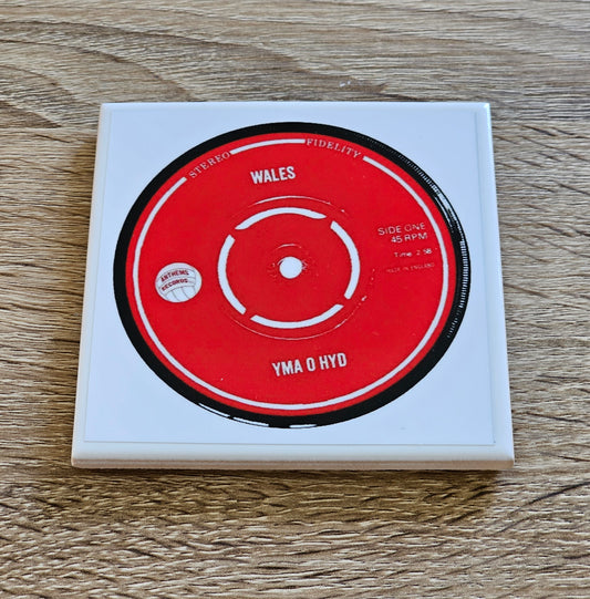 Wales Ceramic Anthem Coaster