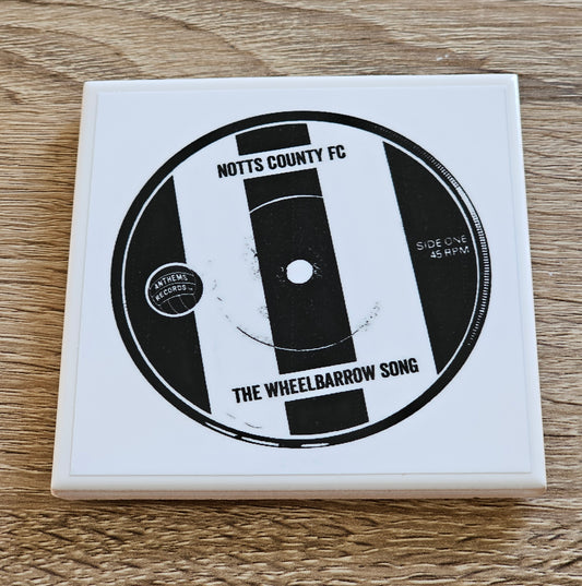 Notts County Ceramic Anthem Coaster