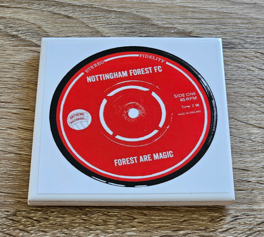 Nottingham Forest Ceramic Anthem Coaster (Forest are Magic)