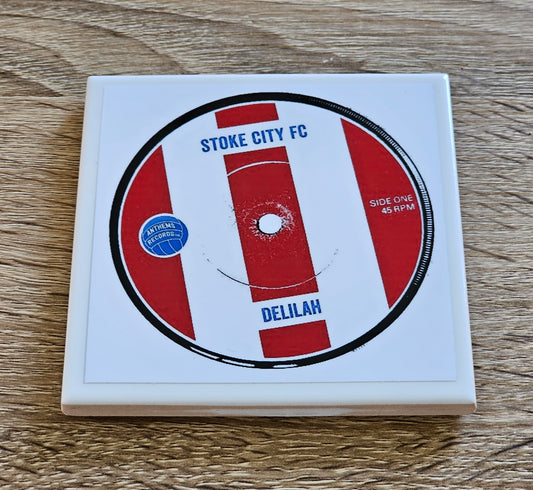 Stoke City Ceramic Anthem Coaster