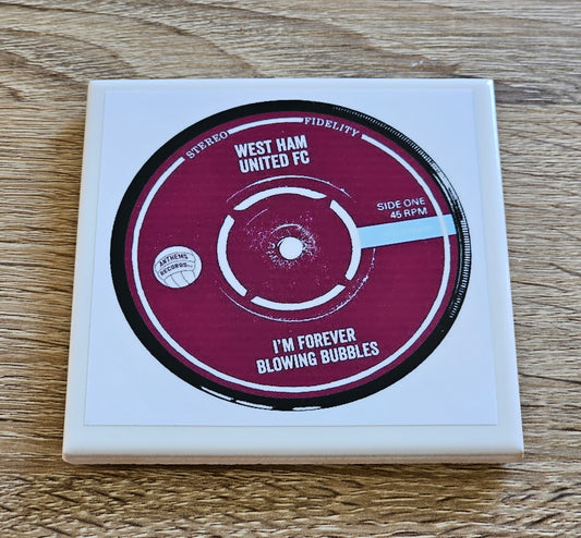 West Ham Ceramic Anthem Coaster