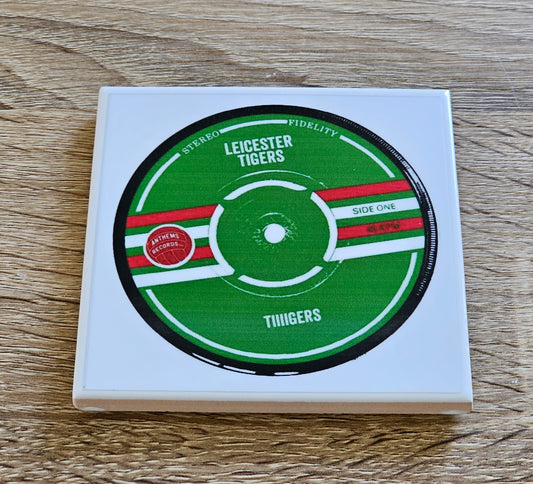 Leicester Tigers Ceramic Anthem Coaster