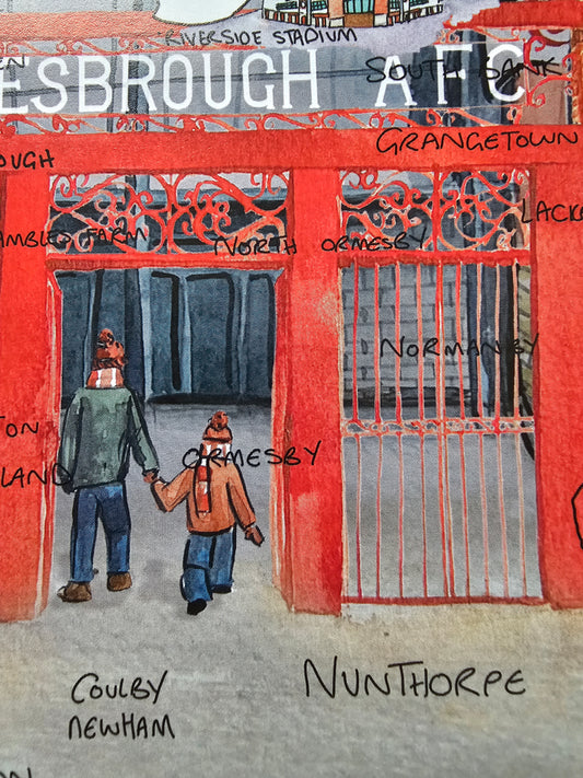 Middlesborough Football Club Print