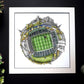 Bath - The Recreation Ground (2025) Rugby Stadium 3D Globe Print