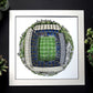 Birmingham City - St Andrew's Stadium 3D Globe Print