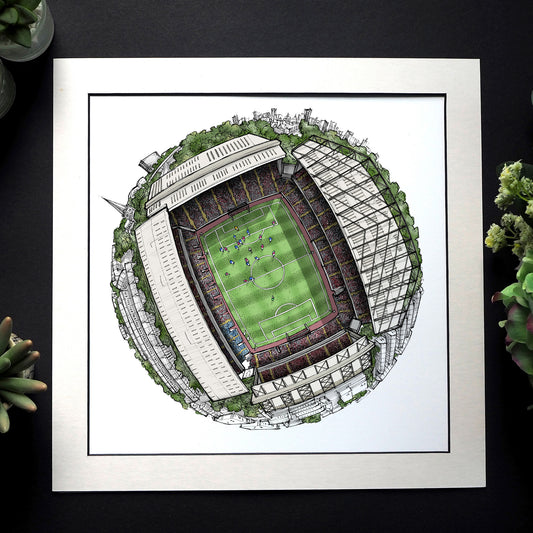 Aston Villa FC - The Villa Park 3D Globe Print