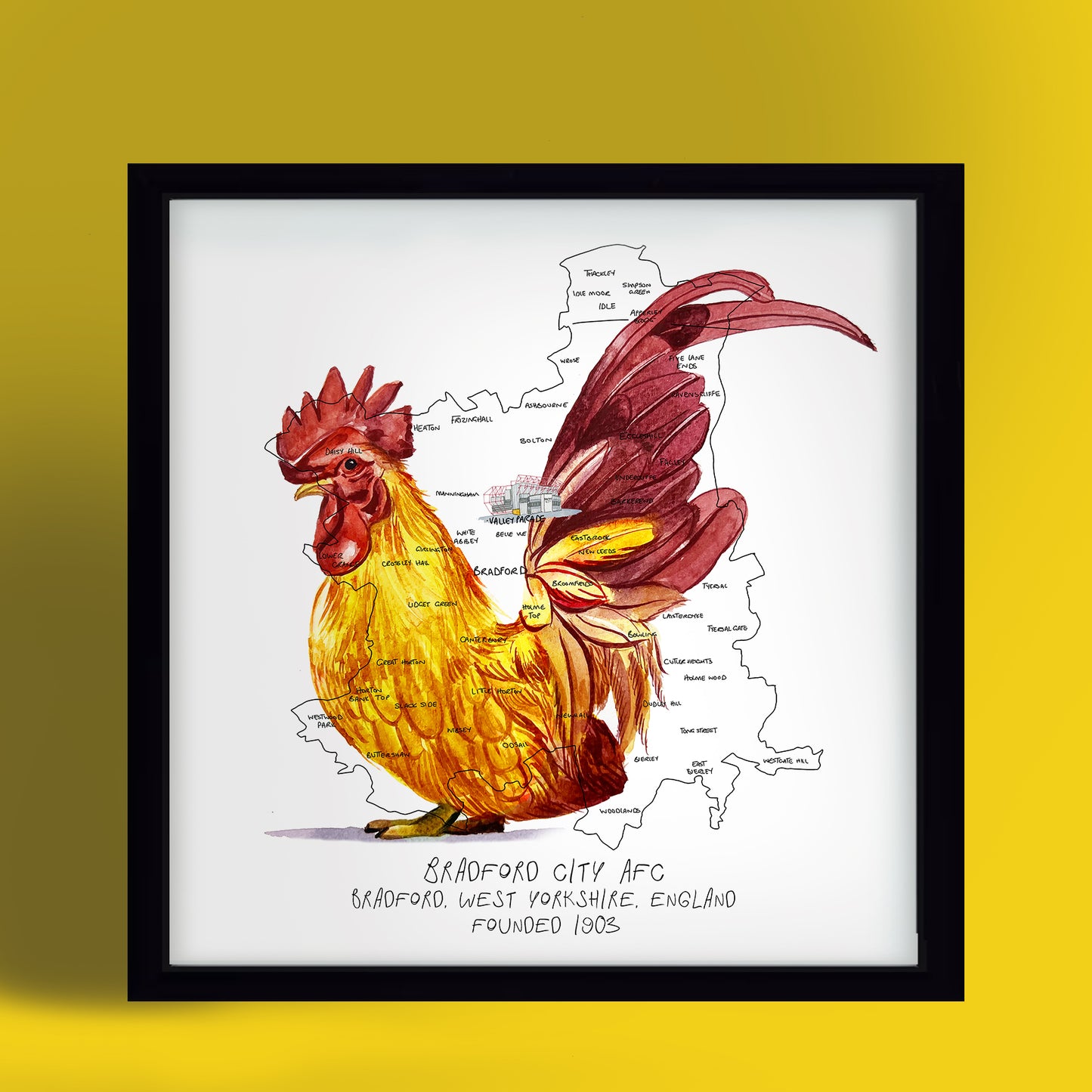 Bradford City Football Club Print