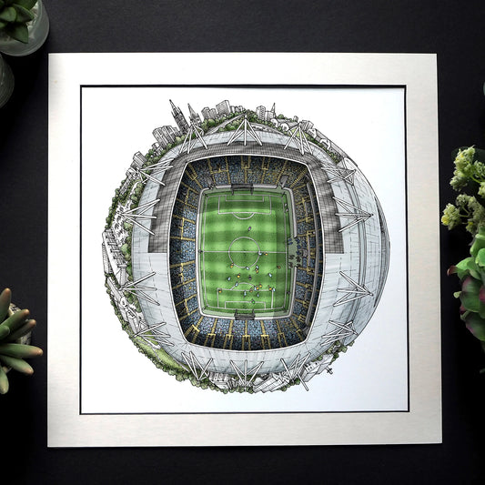 Coventry City FC -  Coventry Arena 3D Globe Print