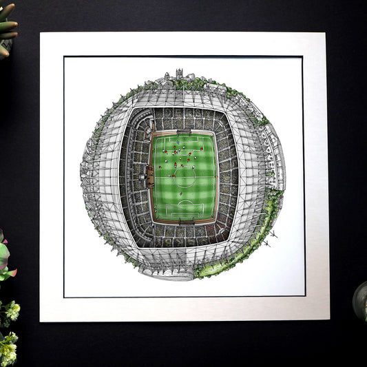 Derby County FC - The Pride Park 3D Globe Print