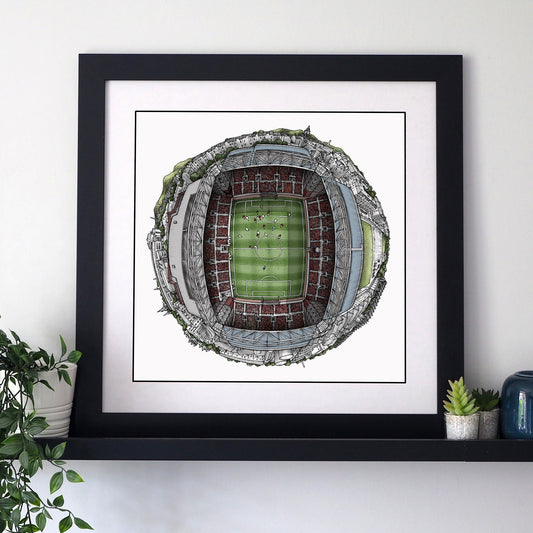 Heart of Midlothian FC -  Tynecastle Park 3D Globe Print