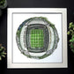 Hibernian FC -  Easter Road 3D Globe Print