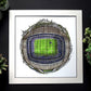 Edinburgh - Murrayfield Rugby 3D Globe Print