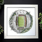 Partick Thistle FC -  The Firhill Stadium 3D Globe Print