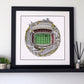 Gloucester - Kingsholme Rugby 3D Globe Print